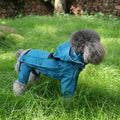 LOVELONGLONG Waterproof Dog Raincoat with Removable Hood – Outdoor Full Body Dog Jacket, Windproof Snowproof Shell Suit 
