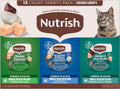 Nutrish Chicken Lover's Wet Cat Food Variety Pack, 2.8 oz Cup (Rachael Ray)
