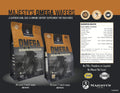 Majesty's Omega Wafers - Superior Horse / Equine Skin, Coat, and Immune Support Supplement - Omega 3, 6, 9, and Biotin -