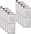 8 Pack Filter Cartridge for Top Fin RF-L Filter, Aqurium Filter Cartridge Refill for Top Fin Desktop Aquariums with Larg