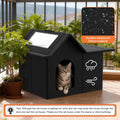 Outdoor Cat House, Weatherproof Pet Shelter for Cats, Durable Cat Bed for Outdoor Indoor, Easy Assembly