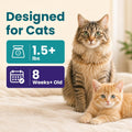 12Pcs Cat Flea&Tick Topical Drops, Flea and Tick for Cats & Kittens 8 Weeks or Older, Monthly Use