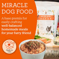 Dr. Harvey's Veg-to-Bowl Fine Ground Dog Food, Human Grade Dehydrated Base Mix for Dogs, Grain Free Holistic Mix for Small Dogs (3 Pounds)