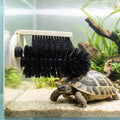 Turtle Brush with Suction Cup - Twist-Lock Aquatic Turtle Shell Cleaner