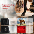 Wearable Red Light Therapy Hoof Boots, LED Light Therapy Wrap for Horses