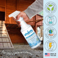 Wee Away Heavy Duty Chicken Coop Cleaner, Multi-Surface Odor Remover, Biodegradable Formula Breaks Down Bird Droppings a
