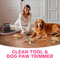 High-Suction Dog Grooming Vacuum for Small & Medium Dogs, Compact Hair Collection System for Regular Trimming & Maintenance, Strong Suction, Low-Mess Indoor Grooming