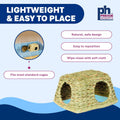 Prevue Pet Products Nature's Hideaway Grass Hut Small Animal Toy - Medium