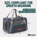 OutdoorBengal Zeppelin™ Airline Approved Cat Carrier Large Soft (Creme)