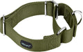 Mikivery Martingale Dog Collar Nylon Adjustable and Safety Training Colourful Comfortable Metal Buckle Pet Collars for S