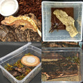 VCEPJH Reptile Bark Bedding,1 LB Natural Cork Bark for Reptiles Flat Cork Wood Terrarium Substrate Tank Supplies for Sna