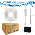 OPISICEN 18 Pcs Cat Fountain Filters Replacement Compatible with VEKEN 95oz/2.8L, 67oz/2L, 135oz/4L Pet Fountain