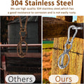 MAQUITA Horse Tie Ring, Safe Tie Horse Supplies, Humane Way Tie Ring, Magnetic Ring for Tying and Retracting, Helps Hors