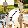 27.56" Pooper Scooper for Dogs, Foldable & Durable Poop Scooper