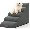 COZY KISS Dog Stairs for Small Dog 22.6" H, 5 Step Pet Ramp for Bed