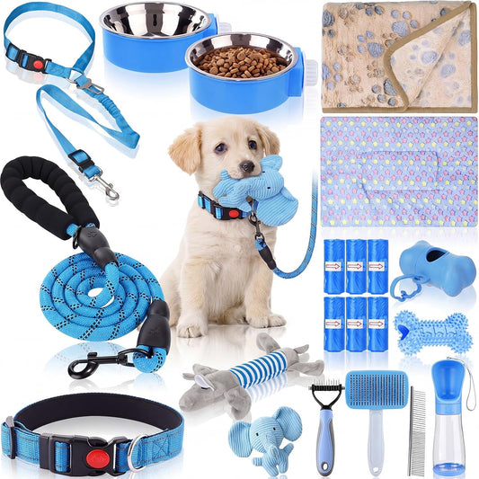 30 Pcs Puppy Starter Kit No Pull Harness Set