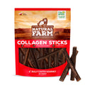 Natural Farm Bully Coated Gourmet Collagen Sticks (4 Inch, 25 Pack) – Real Bully Beef Coated, 95% Natural Collagen Dog Chews, Supports Healthy Joints, Skin & Coat - Best for Small & Medium Dogs