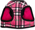 THE WORTHY DOG Easy Step-in Mesh Harness for Small Dogs, Hot Pink