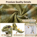 Halloween Large Dog Dinosaur Costume T-Rex Dino Outfit,8XL