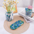 Keedolla Aquarium Glass Pebbles Stones Fish Tank Rocks Gravel, Green Mix Glass Gemstones Fish Bowl Rocks for Vase Filler