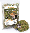 Niteangel 5L Forest Moss Soft Natural Moss Bedding Nesting for Dwarf Syrian Hamsters, Gerbils, mices, Degus or Other Sma