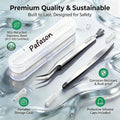 PAFASON Premium Tick Removal Tweezer Tool Set, Dual-Headed, Multi-functional Stainless Steel Twister Remover for Dogs, Cats, Humans, Storage Case