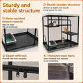 Extra Large Catio Outdoor Cat Enclosure Cat Cage 45"× 26.5" × 43.3"