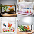 HITOP 15W/25W/35W Mini Aquarium Heater Submersible Small Fish Tank Heater for up to 10Gallons Fish Tanks, Fish Bowls, Be