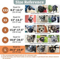Mayerzon English Bulldog Muzzle, Mesh Short Snout Dog Muzzle Anti Eating