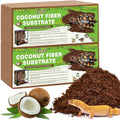 Halatool 2 Pack Compressed Coconut Fiber Substrate for Reptiles