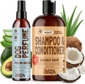 Detangling Dog Shampoo and Conditioner with Dog Perfume, Sunny & Honey