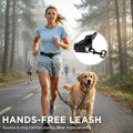 Hands Free Dog Leash with Waist Pack Bungee for Running