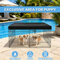 PEEKABOO Square Dog Playpen Bottom Pad for 8-Panel Pens, 48 x 48 in
