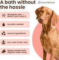 COAT DEFENSE Daily Preventative Powder | Made in USA | 9oz Precision Point Waterless Dog Shampoo & Pet Deodorizer for Smelly Dogs | Provides Anti Itch Relief | Dog Shampoo for Dry Itchy Skin
