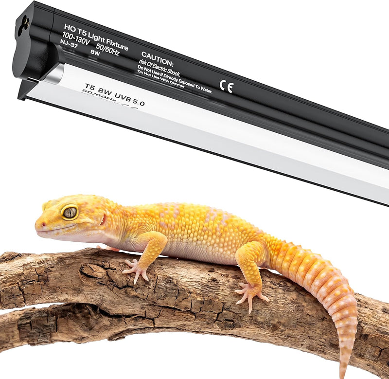 T5 UVB 10.0 Reptile Light Fixture Combo Kit