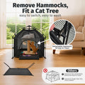 Catio Outdoor Cat Enclosure Pop up Cat Tower Tent(Square, L)