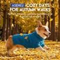 ASENKU Extra-Large Dog Sweater, Dog Sweaters for Extra Large Dogs, Pet Sweatshirt Apparel Turtleneck Pullover Winter for Doberman, Great Dane (Teal Blue, 4XL)