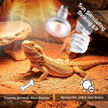 Reptile 100W Basking Spot Bulb & 10.0 24W UVA UVB Bulb Combo – Dual Pack Heat Lamp Bulbs for Reptiles & Amphibians, Heat