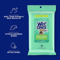 Wet Ones for Pets Extra Gentle Dog Wipes with Witch Hazel - Fragrance-Free, Hypoallergenic Pet Grooming Wipes for Snout, Eye, and Ear Areas, Sensitive Skin, 30 Count