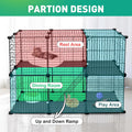 VISCOO 41 Panels Pet Playpen, 35.4" x 23.6" x 23.6" Small Animal Playpen