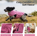 VIVAGLORY Dog Fleece Vest Cozywrap Dog Fleece Sweater, S