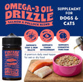 Finfare Omega-3 Fish Oil for Dogs & Cats, Skin & Coat Support, 6.8 fl oz