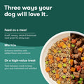 Jinx Wet Dog Food Toppers, Homemades Variety 6 Pack - Chicken & Grain Free Chicken & Salmon - Meal & Mix in Dry Dog Food Toppers Made with Real Ingredients, No Fillers - Puppy, Adult & Senior - 9oz