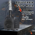 SongLong 400GPH Submersible Water Pump 6.5ft High Lift for Fountains