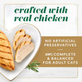 Fancy Feast Gems Pate Cat Food Mousse with Chicken and a Halo of Savory Gravy Cat Food - 4 oz. Boxes,(Pack of 16)