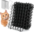 24 Pack Scat Mat for Cats , Cat Spike Deterrent Mats with 20 U-Shaped Stakes, Indoor Outdoor Pet Training Mat for Cats &