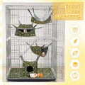 Geelin 8 Pack Rat Hammock Ferret Tunnel Guinea Pig House Hideout Cave Bed