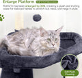 Globlazer 65in Sturdy Cat Tree Tower for Indoor Large Cats, S65