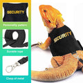 Escape Proof Adjustable Bearded Dragon Leash and Harness Set, Cute Lizard Costume Accessories for Leopard Geckos, Iguana