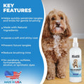 Dog Detangler Spray, Leave-in Conditioner Spray for Dogs, Ocean Breeze 16oz